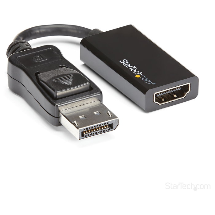 Adaptador DisplayPort a HDMI Startech DP2HD4K60S Negro
