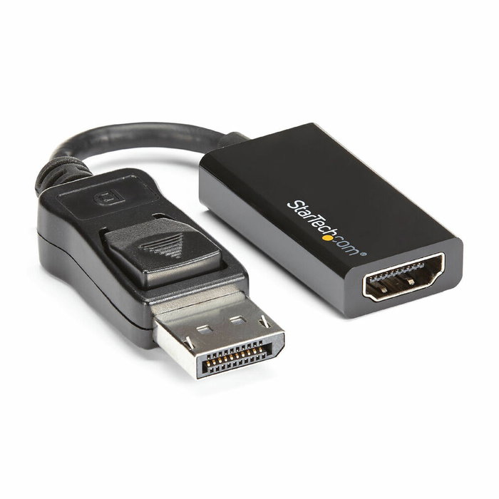 Adaptador DisplayPort a HDMI Startech DP2HD4K60S Negro Adaptador DisplayPort a HDMI Startech DP2HD4K60S Negro