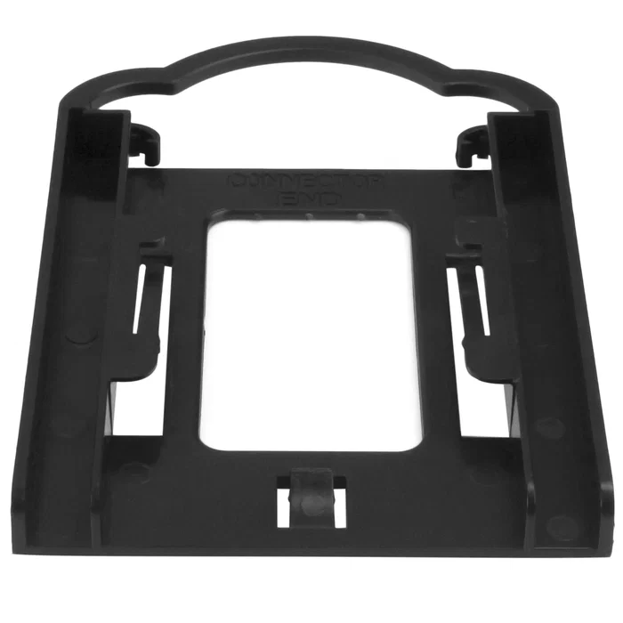 StarTech Soporte de Montaje BRACKET125PT para Unidad SSD/HDD 2.5" en Bahía 3.5" - Instalación Sin Herramientas, Compatible con SATA, SAS, IDE - Color Negro
