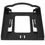 StarTech Soporte de Montaje BRACKET125PT para Unidad SSD/HDD 2.5" en Bahía 3.5" - Instalación Sin Herramientas, Compatible con SATA, SAS, IDE - Color Negro