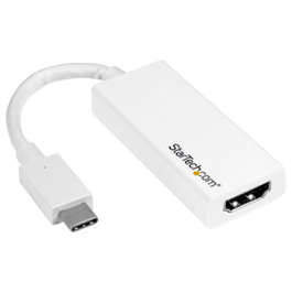 Startech Adaptador USB-C a HDMI 4K 60Hz Blanco CDP2HD4K60W