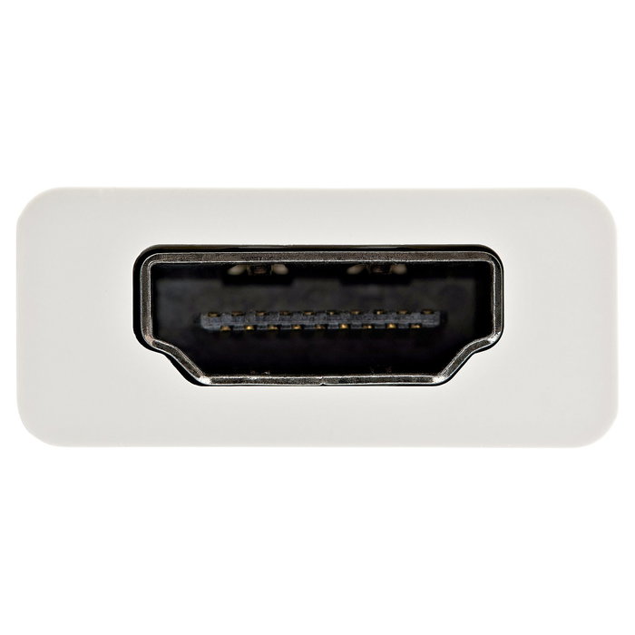 StarTech.com USB-C a HDMI Adapter Adaptador de USB Tipo C a HDMI 4K Ultra HD a 60Hz 3840 x 2160px 0.093m Cable Blanco