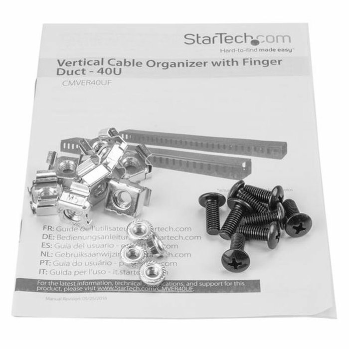 Organizador de Cables Startech CMVER40UF