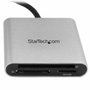 StarTech.com Lector de tarjetas USB-C FCREADU3C Negro y Plata