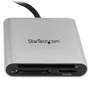 StarTech FCREADU3C Lector Multitarjetas USB-C Externo - USB 3.2 Gen 1 Type-C, Compatible con SD, microSD, CF, CompactFlash - Negro y Plata