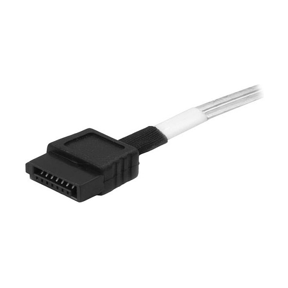 StarTech Cable Interno Mini SAS SFF-8643 a 4x SATA 1m - Negro/Plata, Macho/Macho StarTech Cable Interno Mini SAS SFF-8643 a 4x SATA 1m - Negro/Plata, Macho/Macho