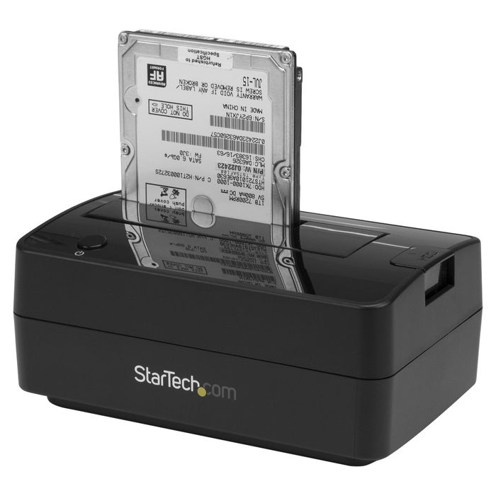 StarTech Docking Station USB 3.1/eSATA para Discos Duros y SSDs de 2.5/3.5", USB-C y USB-A, 10 Gbps, Bahía Carga Superior, 6 TB Máx - Negro