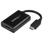 StarTech CDP2HDUCP Adaptador USB-C a HDMI 4K 60Hz con Power Delivery 60W Negro