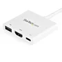 Startech CDP2HDUACPW Adaptador USB-C Multipuerto con HDMI 4K 60W PD y USB 3.0, Blanco - Base para Portátil, Compatible con Thunderbolt 3 y MacBook