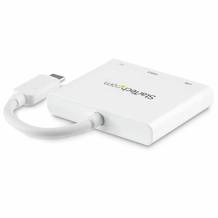 Startech CDP2HDUACPW Adaptador USB 3.0 USB-C HDMI a USB-C 60W Blanco