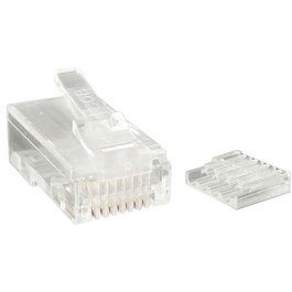 Startech CRJ45C6STR50 Conector RJ45 transparente para cables de red