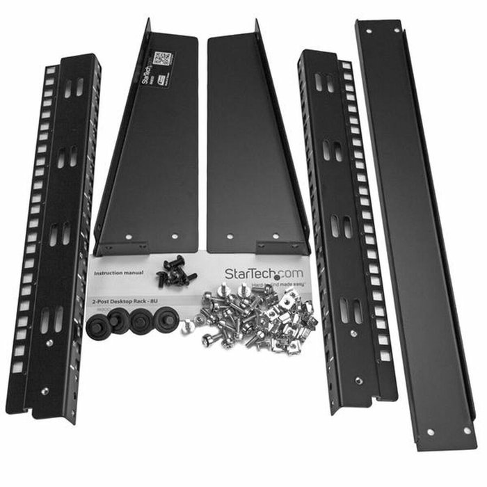 StarTech.com Rack de sobremesa 8U de 2 columnas Negro