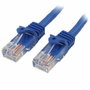 StarTech.com Cable de Red Cat5e Ethernet RJ45 0,5m Azul sin Enganches