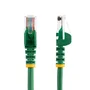 StarTech Cable de red Cat5e Ethernet 0.5m verde, con conectores RJ45 chapados en oro y protección Snagless, para Fast Ethernet 100 Mbps y PoE, U/UTP (UTP)
