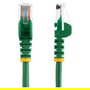 StarTech Cable de Parcheo Cat5e 0.5m, Color Verde, Conectores RJ45 Snagless, Cable Ethernet Corto, UTP, 0.5 Metros
