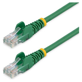 StarTech Cable de Parcheo Cat5e 0.5m, Color Verde, Conectores RJ45 Snagless, Cable Ethernet Corto, UTP, 0.5 Metros