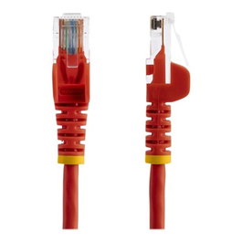 StarTech Cable Ethernet - Cable de Red Cat5e 0.5 Metros Rojo RJ45
