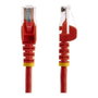 StarTech Cable Ethernet - Cable de Red Cat5e 0.5 Metros Rojo RJ45