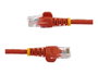 StarTech Cable Ethernet - Cable de Red Cat5e 0.5 Metros Rojo RJ45