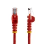 StarTech Cable de Red Cat5e Ethernet 0.5m Rojo U/UTP - 45PAT50CMRD - Fast Ethernet 100 Mbps, PoE, Conectores RJ45 Snagless de Oro, Plug & Play