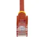 StarTech Cable de Red Cat5e Ethernet 0.5m Rojo U/UTP - 45PAT50CMRD - Fast Ethernet 100 Mbps, PoE, Conectores RJ45 Snagless de Oro, Plug & Play