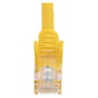 StarTech.com Cable de Red 0.5m Amarillo Cat5e Ethernet RJ45 Sin Enganches Latiguillo Snagless Cable de Interconexión