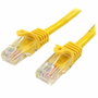 StarTech Cable de Red Cat5e Amarillo 0,5 m con Conectores RJ45 Snagless