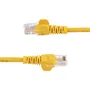 StarTech 45PAT50CMYL Cable de Red Cat5e UTP 0.5m Amarillo - Conectores RJ45 Macho Snagless - 100 Mbps, PoE, Latiguillo Ethernet