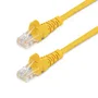 StarTech 45PAT50CMYL Cable de Red Cat5e UTP 0.5m Amarillo - Conectores RJ45 Macho Snagless - 100 Mbps, PoE, Latiguillo Ethernet