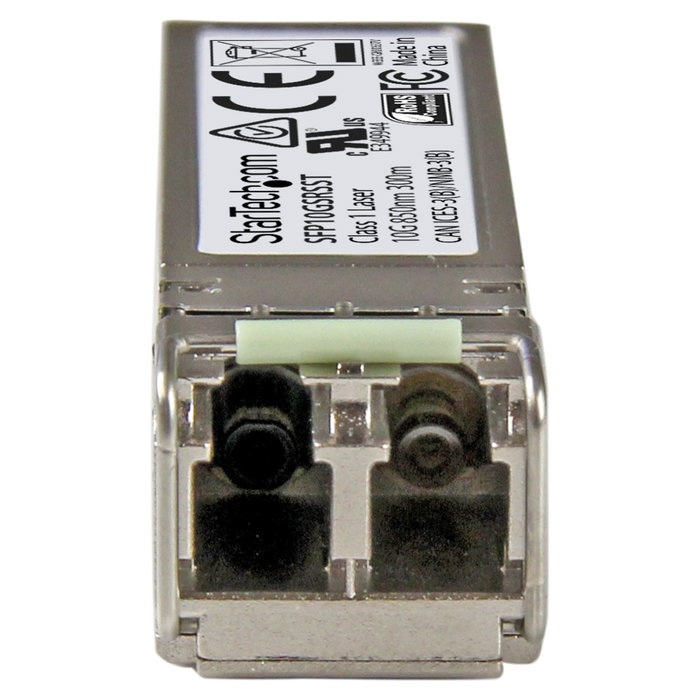 Startech SFP-10G-SR-S Transceptor SFP+ de 10Gb 10GBASE-SR, LC Multimodo 300m, DDM, Compatible con Cisco