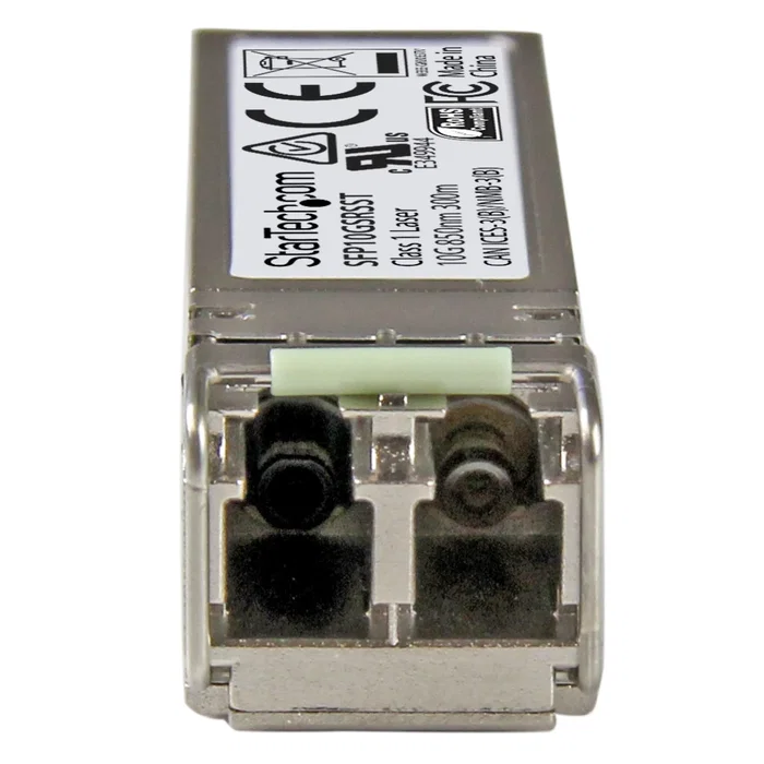 StarTech.com SFP+ 10GBASE-SR Transceptor de Fibra Multimodo LC 300m compatible con Cisco StarTech.com SFP+ 10GBASE-SR Transceptor de Fibra Multimodo LC 300m compatible con Cisco