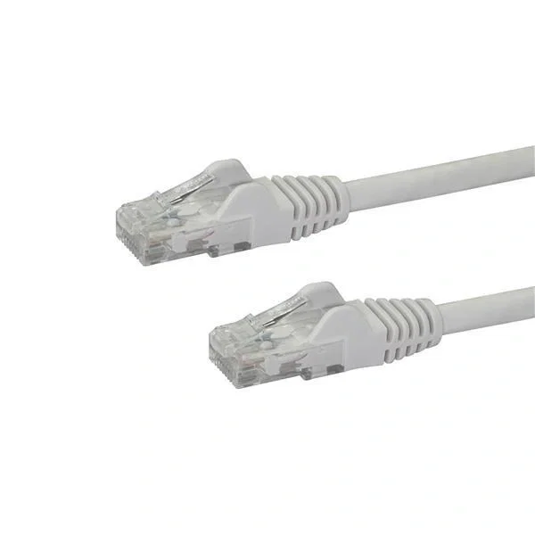 StarTech.com Cable de Red Cat6 UTP Ethernet Gigabit RJ45 sin Enganches 0,5m Blanco StarTech.com Cable de Red Cat6 UTP Ethernet Gigabit RJ45 sin Enganches 0,5m Blanco