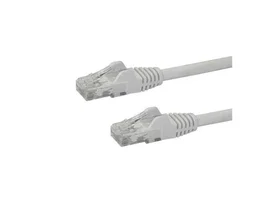 StarTech Cable de Red Cat6 Blanco de 0,5 m con Conectores RJ45 sin Enganches