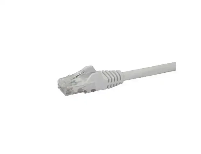 StarTech.com Cable de red Cat6 UTP de 0,5m Blanco con conectores RJ45 sin enganches