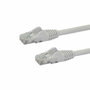 StarTech.com Cable de red Cat6 UTP de 0,5m Blanco con conectores RJ45 sin enganches