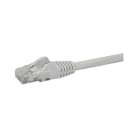 StarTech.com Cable de red Cat6 UTP de 0,5m Blanco con conectores RJ45 sin enganches