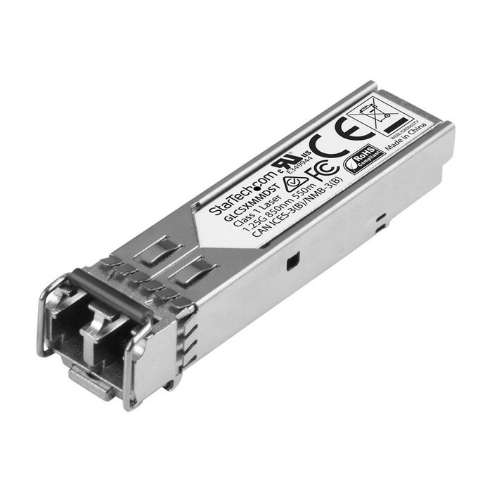 StarTech.com Módulo Transceptor SFP compatible con Cisco GLC-SX-MMD, 1000Base-SX, Multimodo, 1GbE, LC, 550m, 850nm
