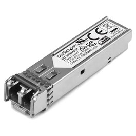 StarTech.com Módulo Transceptor SFP GLC-SX-MMD 1000BASE-SX Gigabit Fibra Óptica 1GbE LC 850nm 550m Compatible con Cisco
