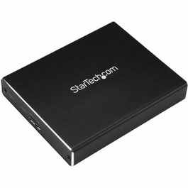 Startech Caja Externa para dos Unidades M.2 SATA con RAID SM22BU31C3R Negro
