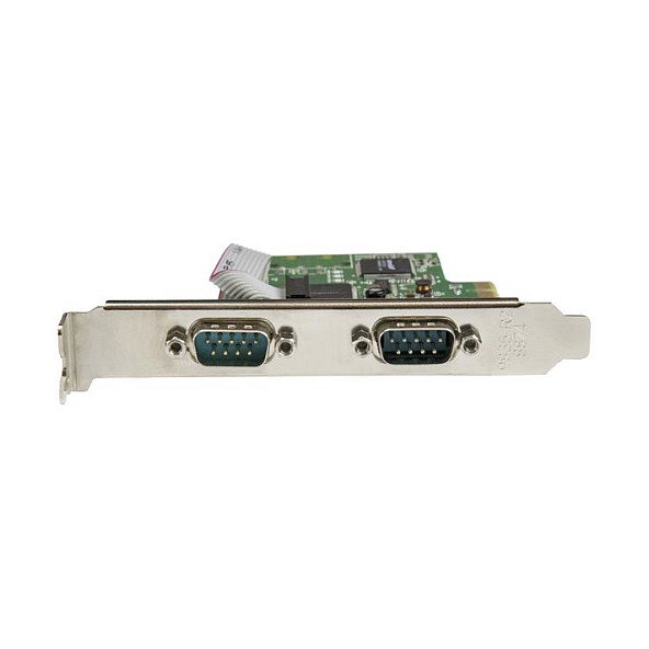 StarTech PEX2S1050 Tarjeta Serie PCI Express con 2 Puertos RS-232 DB9