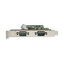 StarTech PEX2S1050 Tarjeta Serie PCI Express con 2 Puertos RS-232 DB9