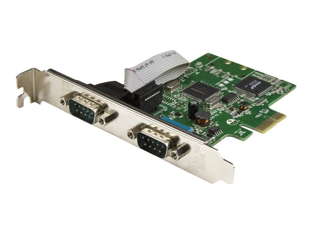 StarTech.com Tarjeta Serie PCI Express de 2 Puertos DB9 RS-232 PEX2S1050