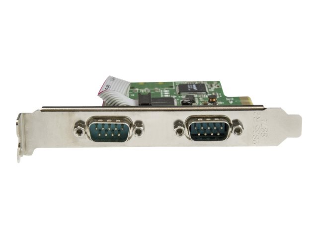 StarTech.com Tarjeta Serie PCI Express de 2 Puertos DB9 RS-232 PEX2S1050