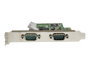 StarTech.com Tarjeta Serie PCI Express de 2 Puertos DB9 RS-232 PEX2S1050