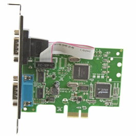 StarTech Tarjeta Serie PCI-E 2 Puertos DB9 RS232 UART 16C1050