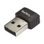 StarTech Adaptador WiFi USB 2.0 AC600 Doble Banda 2.4/5 GHz, 600 Mbps, Compatible con Windows y macOS