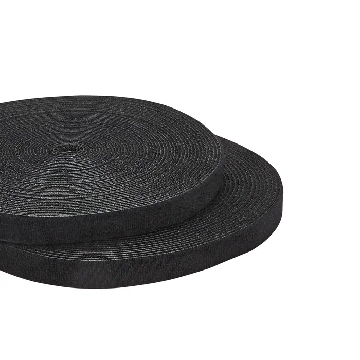 StarTech Bobina de Tiras de Gancho y Bucle de 30,48 m - Negro