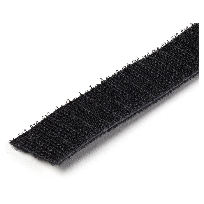 StarTech Bobina de Cintas de Gancho y Bucle de 30,48 m - Negro