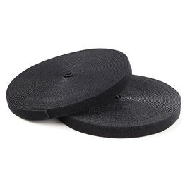 StarTech Bobina de Cintas de Gancho y Bucle de 30,48 m - Negro
