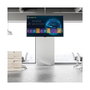 StarTech.com Soporte de Techo Universal para TV LED/LCD de 32" a 75", Mástil Telescópico Ajustable 110-160 cm, Giro 360°, Inclinación, 50 kg, VESA 200x200 a 600x400 mm, Negro